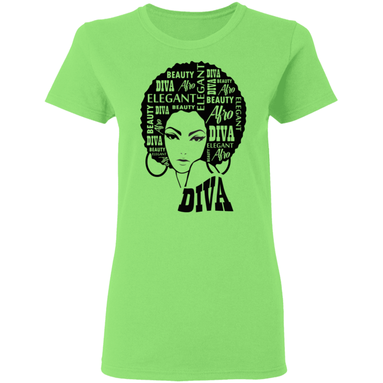 Afro Diva - Women's 5.3 oz. Tee