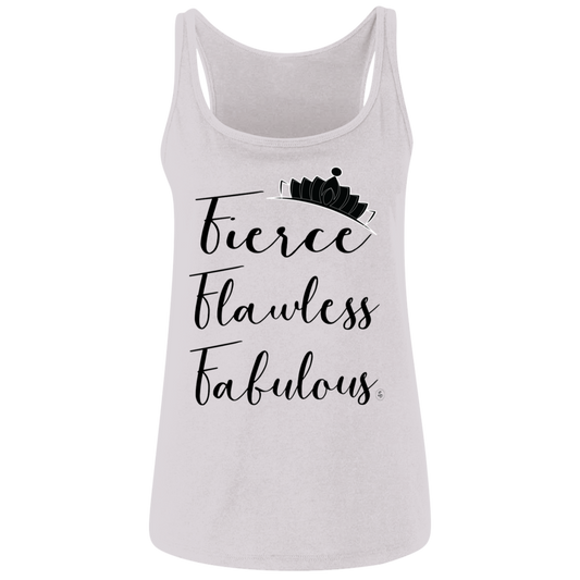 Fierce - Flawless - Fabulous - Black Label Women's Relaxed Tank