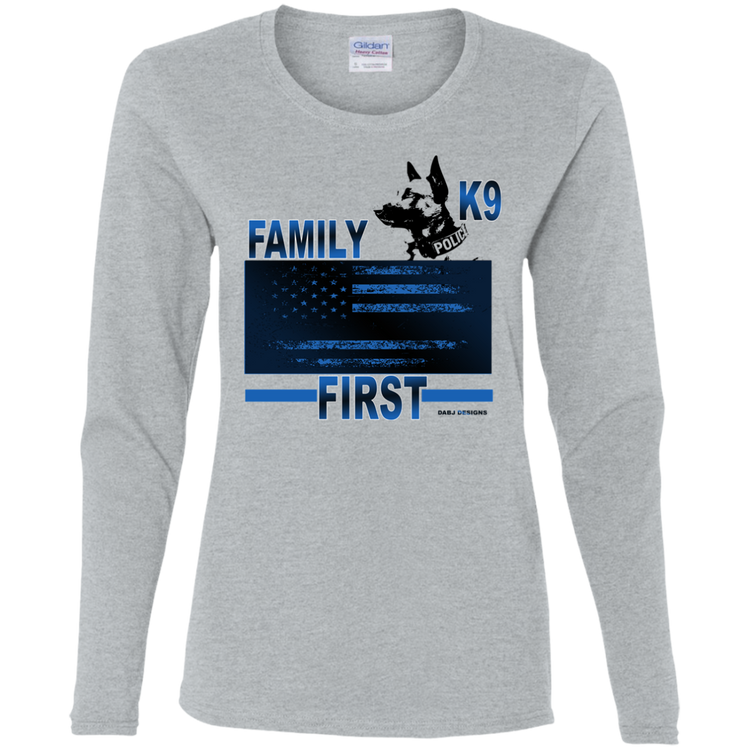 K9 Family First Women's Long Sleeve