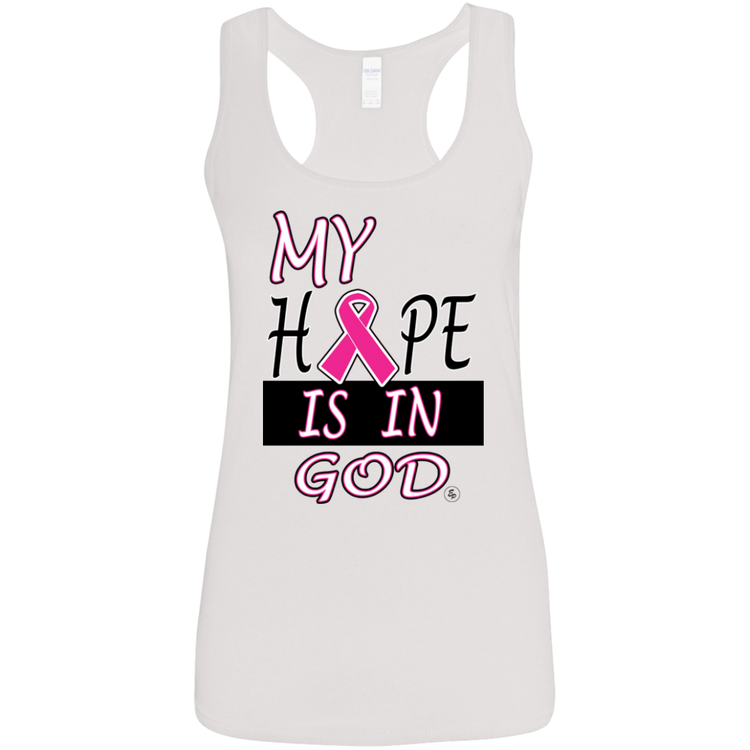 My Hope Is In God - Women's Softstyle Racerback Tank