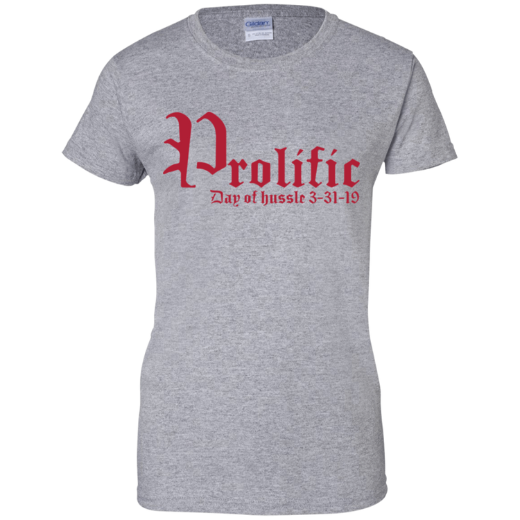 Prolific - Day of Hussle - Red - Women's Tee