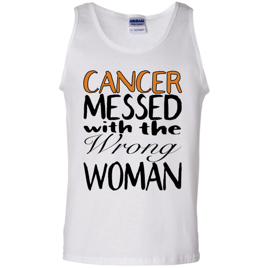 Leukemia Cancer Messed With The Wrong Woman - Men's Tank Top