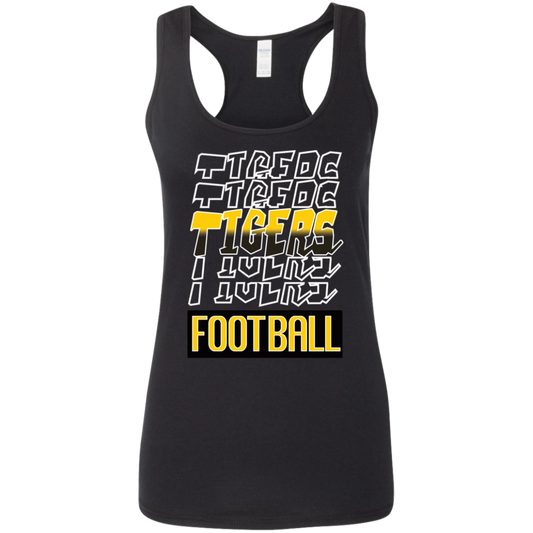 Tigers Football - Women's Softstyle Racerback Tank