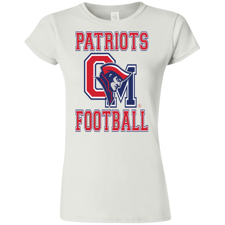 OM Patriots Football - Women's Softstyle T-Shirt