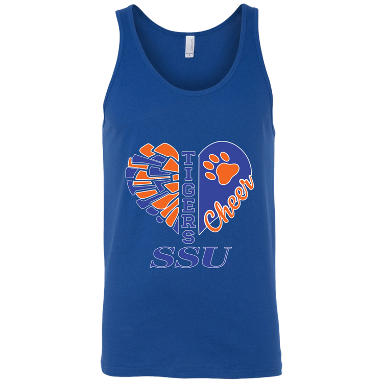 SSU - Tigers Cheer - Fashion Fitted Unisex Tank