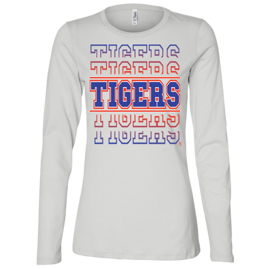 SSU - Tigers - Tigers - Tigers - Fashion Fitted Women's Jersey LS Missy Fit