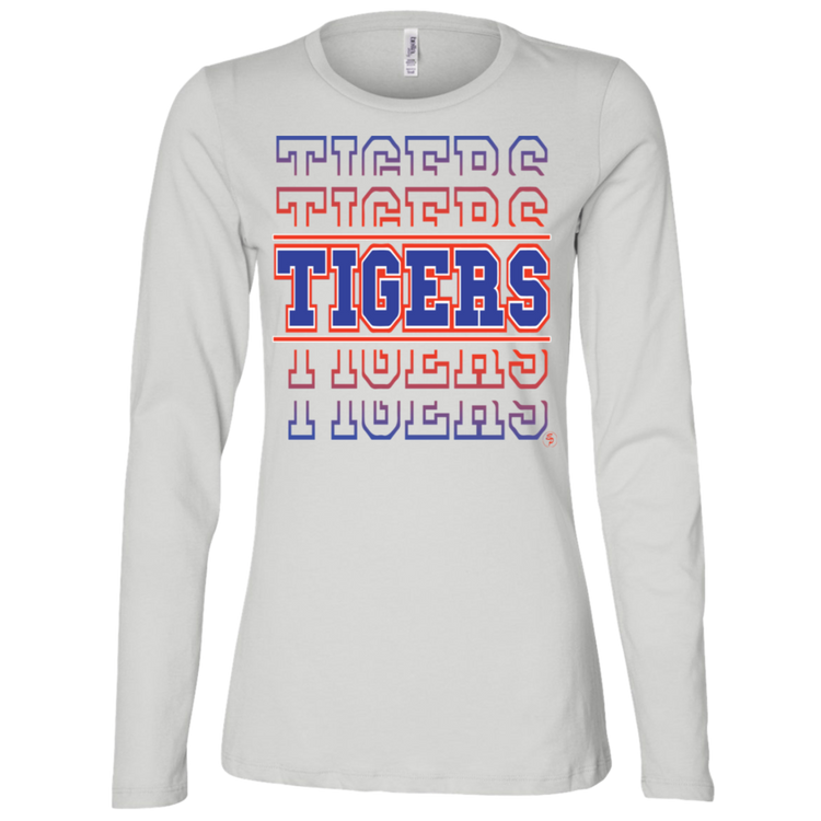 SSU - Tigers - Tigers - Tigers - Fashion Fitted Women's Jersey LS Missy Fit