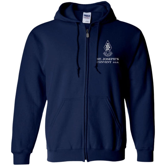 St. Joseph's Convent - Embroidered Zipped Hoodie