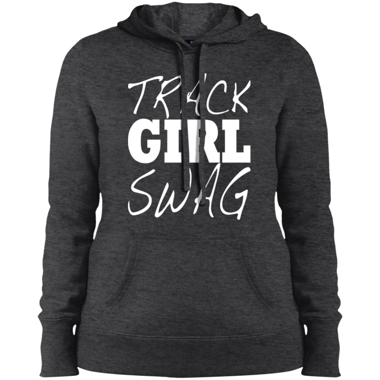 Track Girl Swag - Pullover Hooded Sweatshirt