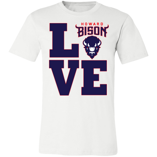 Howard BISONS - Love - Fashion Fitted Short-Sleeve T-Shirt