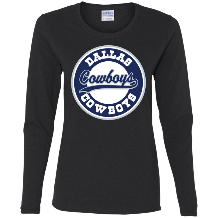 Dallas Cowboys Circle Tee - Women's LS Tee