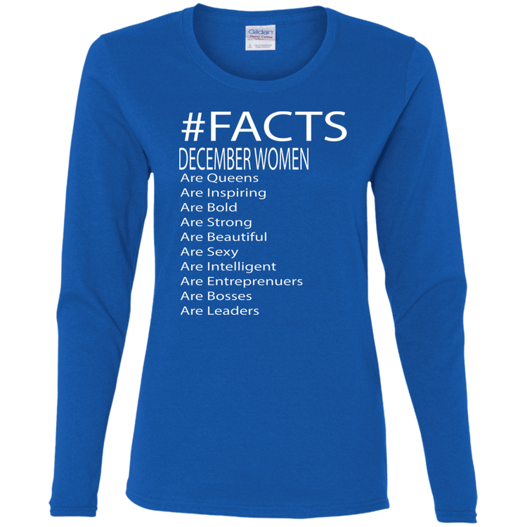 Facts - December Women - Women's LS Tee