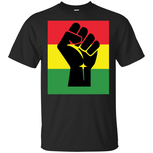 Black Fist - African Flag - Men's Tee