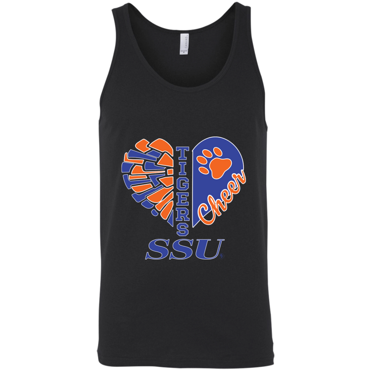 SSU - Tigers Cheer - Fashion Fitted Unisex Tank