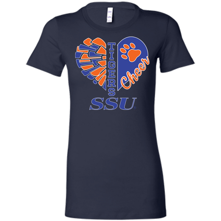 SSU - Tigers Cheer - Fashion Fitted Women's Favorite T-Shirt