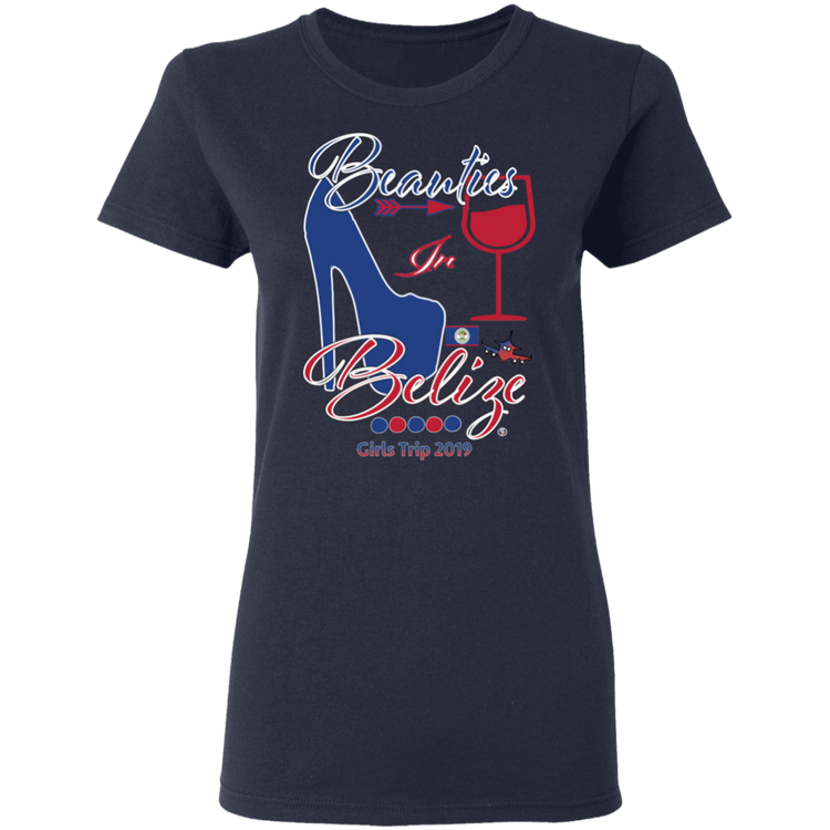 Beauties In Belize - Women's 5.3 oz. Tee