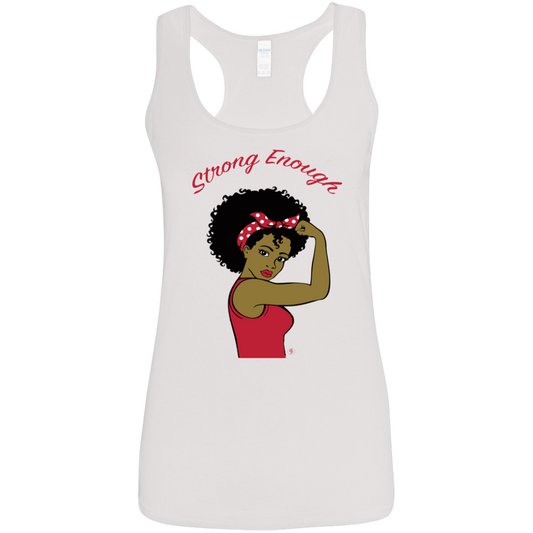 Strong Woman - Women's Softstyle Racerback Tank