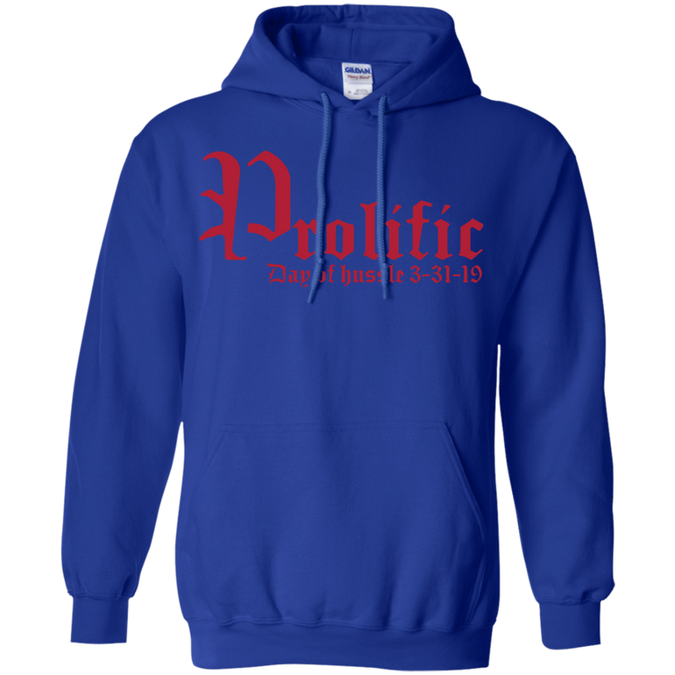 Prolific - Day of Hussle - Red - Men's / Women's Pullover Hoodie