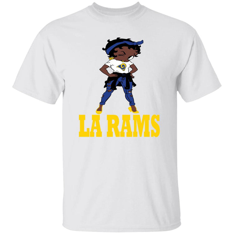 LA RAMS - Betty Boop Tee