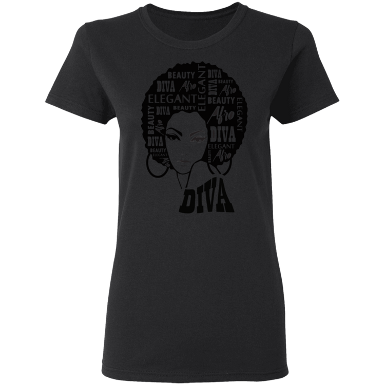 Afro Diva - Women's 5.3 oz. Tee