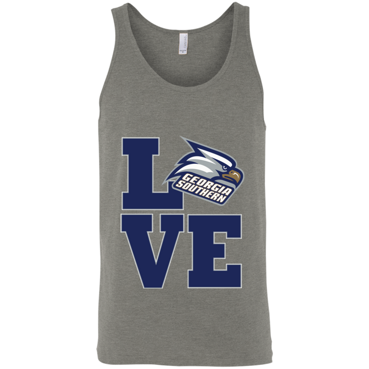 GA Southern - Alumni LOVE - Fashion Fitted Unisex Tank