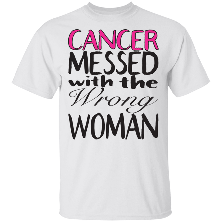 Breast Cancer Messed With The Wrong Woman - Men's Tee