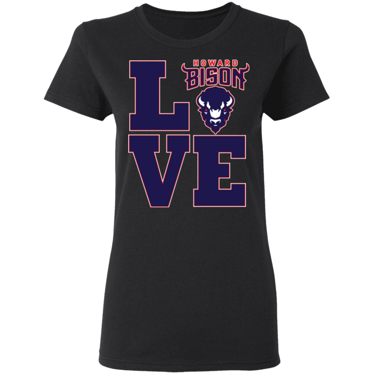 Howard BISONS - Love - Women's 5.3 oz. Tee