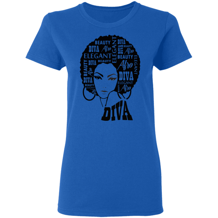 Afro Diva - Women's 5.3 oz. Tee