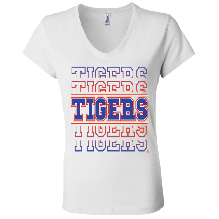 SSU - Tigers - Tigers - Tigers - Fashion Fitted Women's V-Neck T-Shirt