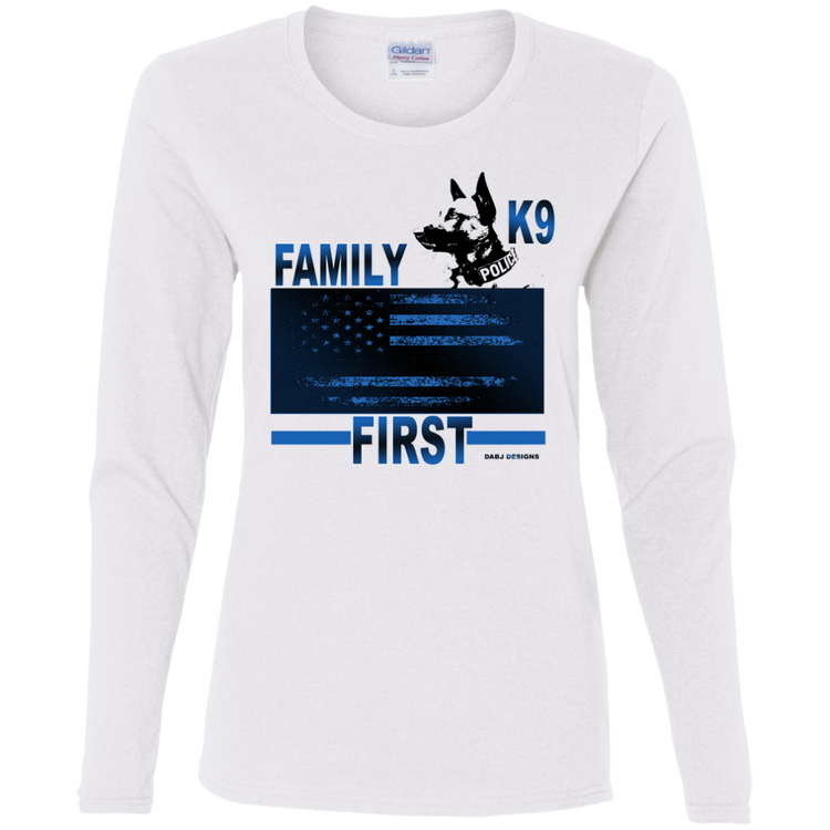 K9 Family First Women's Long Sleeve