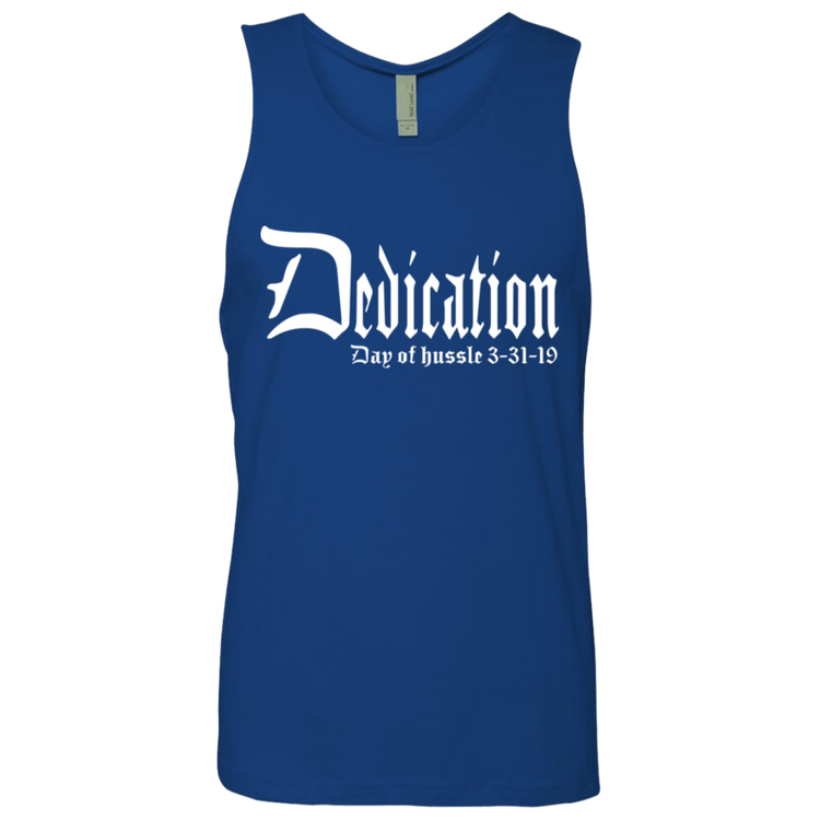 Dedication - Day of Hussle - White - Men's Tank Top