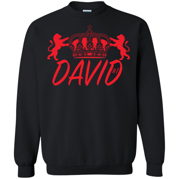 King David Red - Men's Crewneck Pullover Sweatshirt