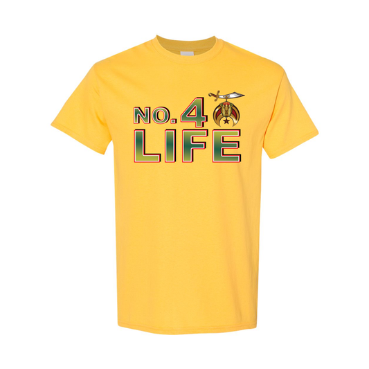 J4 Life - Heavy Cotton T-Shirt - Yellow