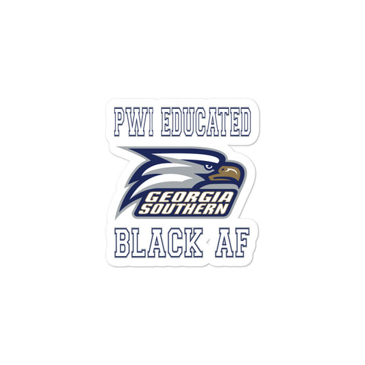 GSU Black AF - Bubble-free stickers